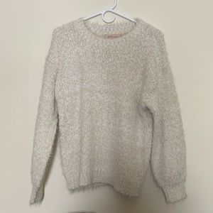 White cream philosophy sweater